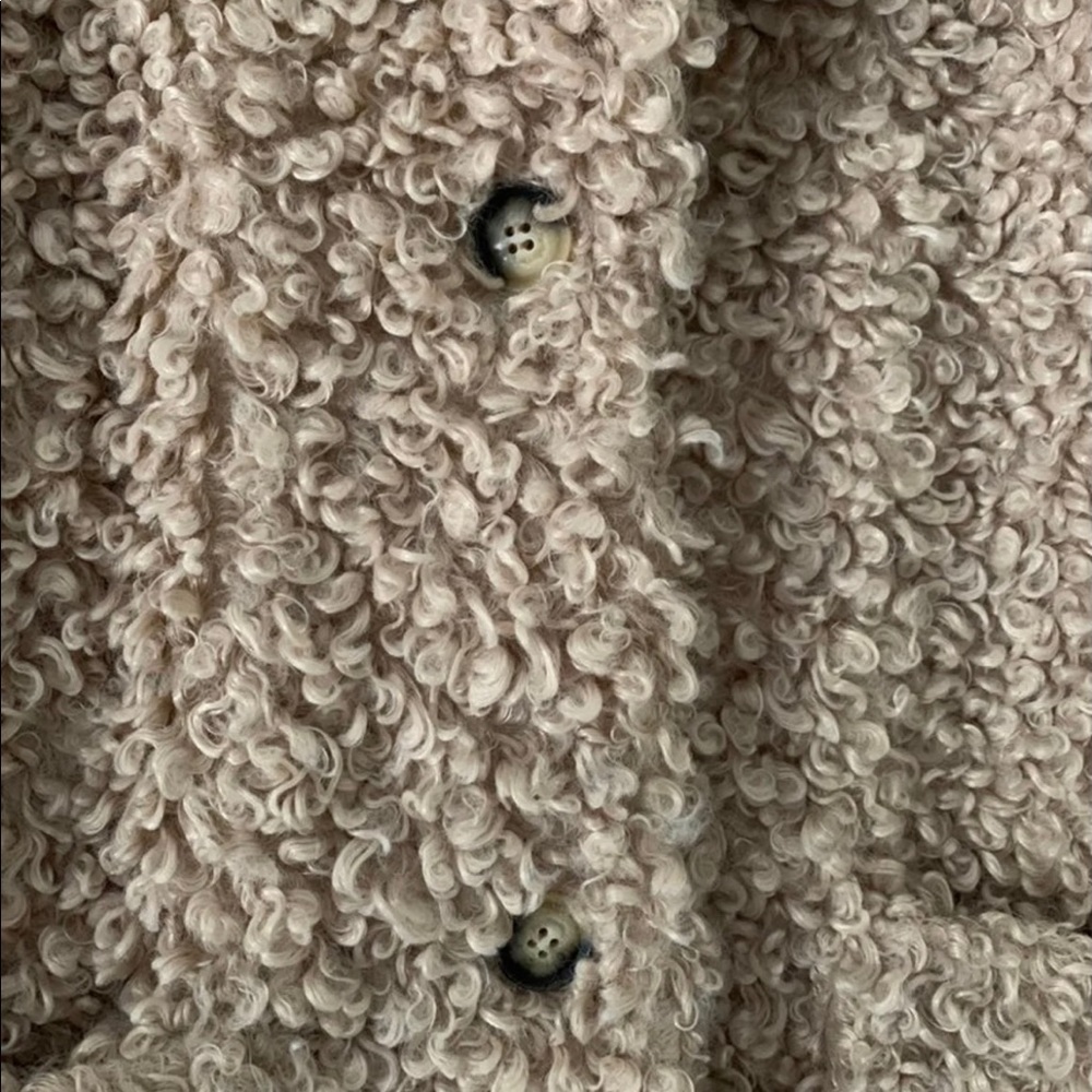 Nasty Gal Faux Fur Longline Coat Size 10 - Picture 7 of 8